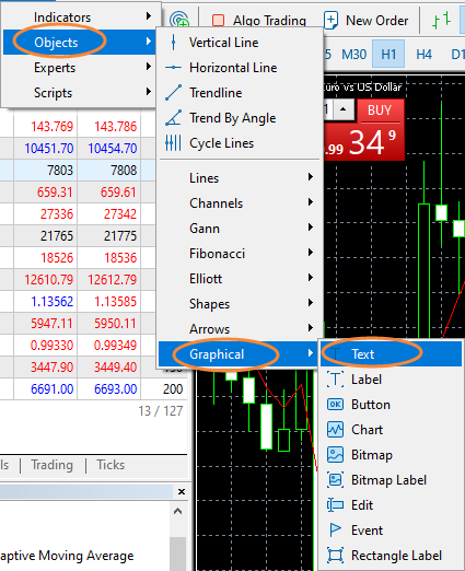 how-to-add-text-on-mt5-chart